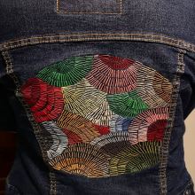 Mi Proyecto del curso: Diseño de prendas artesanales desde cero. Embroider project by Eliana Gaviria Gómez - 01.19.2020