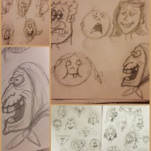 Mi Proyecto del curso: Introducción a la creación de personajes estilo cartoon. Un proyecto de Diseño de personajes, Cómic, Bocetado, Creatividad, Dibujo a lápiz, Dibujo y Humor gráfico de Lydia - 22.01.2020