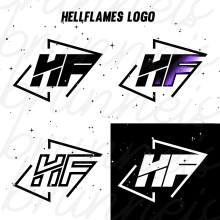 HellFlames Logo. Vector Illustration, Logo Design, and Concept Art project by Laura Brunneis - 01.23.2020