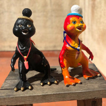 Petetesaurio Rex Toy. 3D, Escultura, e Design de brinquedos projeto de David González - 01.06.2018