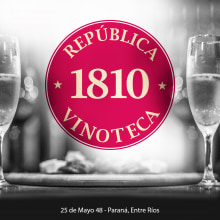 Imagen e Identidad Vinoteca 1810. Br, ing & Identit project by Natali Folonier - 12.23.2018