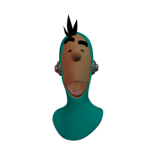 Mi Proyecto del curso: Rigging: articulación facial de un personaje 3D. Un proyecto de 3D y Rigging de Salvador Andres Ramirez Sanchez - 30.01.2020