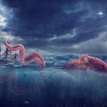 KRAKEN. Graphic Design project by isaiarnao - 02.01.2020