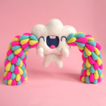 Happy Tears Cloud. Character Design, Arts, Crafts, Fine Arts, Sculpture, Art To, and s project by droolwool - 02.04.2020