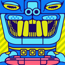 Totem gamer / Personal work. Fine Arts, Vector Illustration, and Digital Design project by Walter Conci - 02.04.2020