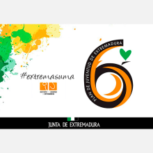 VI Plan de Juventud de Extremadura. Br, ing e Identidade, e Design de logotipo projeto de Javier Cruz Domínguez - 14.03.2017