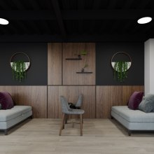 Diseño Interior de Oficinas en Bogotá Colombia. Un proyecto de Arquitectura interior, Diseño de interiores, Modelado 3D, Diseño 3D e Interiorismo de Gerley Cantor - 05.02.2020