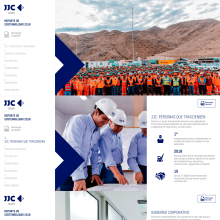 Grupo JJC Reporte de sostenibilidad 2018. Web Development project by Victor Alonso Pérez Lupú - 09.01.2019