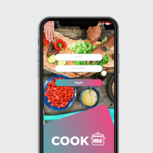 Cook Me Mobile App. UX / UI, Desenvolvimento Web, e Design de apps projeto de Jorge López Monedero - 18.02.2018