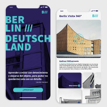 Berlin 360º Mobile App. UX / UI, Web Design, e Design de apps projeto de Jorge López Monedero - 10.05.2017