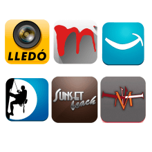 App Icons. Design, UX / UI, and Graphic Design project by Moisés Ruiz Bell. - 11.30.2015