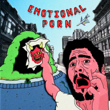 "Emotional Porn" LP. Música, Ilustração digital, Ilustração de retrato, e Desenho de retrato projeto de Adrián Suchowolski - 12.08.2019