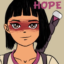 HOPE,Mi Proyecto del curso: Creación de personajes manga. Un proyecto de Ilustración, Diseño de personajes e Ilustración digital de Francisco Javier Llobregat Garcia - 14.02.2020