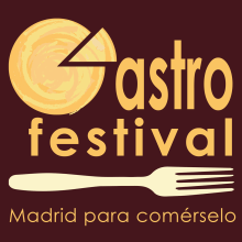 Flyer Gastro Festival. Design gráfico projeto de Alejandro Rodríguez Bernal - 01.01.2018