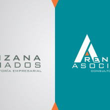 Diseño de Logotipo para despacho de Abogados "Arenzana Asociados", 2013. Un proyecto de Diseño, Br, ing e Identidad, Diseño gráfico y Diseño de logotipos de Mariana Moreno - 04.02.2013