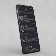 Diseño de Prototipo App Móvil para ver Películas. Un proyecto de Diseño, Diseño gráfico, Diseño de producto y Diseño de apps de Kike Martínez - 24.02.2020