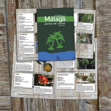 Catálogo Plantas de Málaga. Een project van Grafisch ontwerp van Ruben Martínez - 26.02.2020