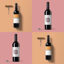 DB | Wines. Een project van Traditionele illustratie, Grafisch ontwerp y Packaging van Florencia Morales - 10.10.2017