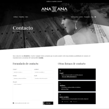 ANAxANA - Imagen Corporativa y Web. Un proyecto de Diseño Web y Diseño de logotipos de Rosmen Alvarez - 02.03.2020