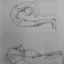 Bocetos rápidos de cuerpos. Un proyecto de Dibujo a lápiz de Ale Ubieta - 02.03.2020