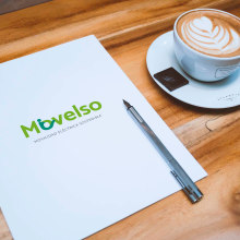 Logotipo Movelso. Projekt z dziedziny Br, ing i ident, fikacja wizualna i Projektowanie graficzne użytkownika Mary Marco - 03.03.2020