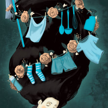 No solo es de mujeres. Traditional illustration project by Angela Salinero - 03.05.2020