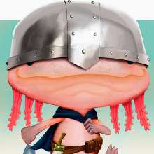 Axolotl Adventurer. Ilustração tradicional, Design de personagens, Ilustração digital, Concept Art e Ilustração infantil projeto de Juan Carlos Stella Orduz - 26.12.2019