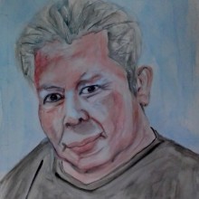 Mi Proyecto del curso: Retrato artístico en acuarela. Un proyecto de Pintura a la acuarela de Zaida Olvera - 10.03.2020
