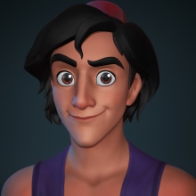 Aladdin 3D. 3D Character Design project by Miguel Miranda - 03.11.2020