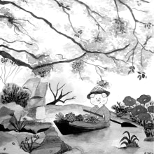 Mi Proyecto del curso: Ilustración en acuarela con influencia japonesa. Pintura em aquarela projeto de Ana Isabel Castro - 17.03.2020