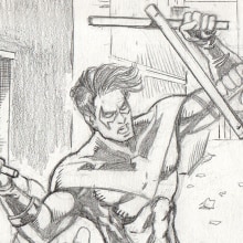 Meu projeto do curso: Desenho a lápis para quadrinhos de super-heróis. Comic, e Desenho a lápis projeto de Marcelo Siqueira - 17.03.2020