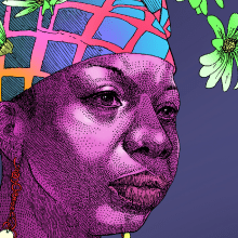 Nina Simone. Un proyecto de Ilustración de retrato de Leonardo Gauna - 18.03.2020