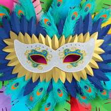 AENA CARNAVALES. Art Direction, and Paper Craft project by noelia lozano cardanha - 03.18.2020
