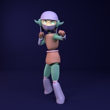 Gynoid_002. 3D, 3D Animation, 3D Modeling, 3D Character Design, and 3D Design project by wiznliz - 03.23.2020