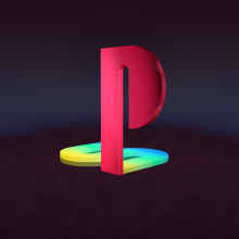 Logo animation PlayStation. Un proyecto de 3D, Animación 3D y Diseño de logotipos de Abraham Faraldo - 23.03.2020