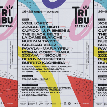 Festival TRIBU 2019. Events, and Graphic Design project by Clara Briones Vedia - 03.23.2020