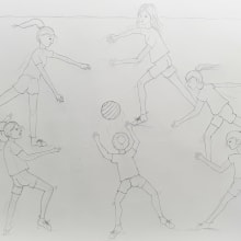 Examen de la Selectividad - Movimiento Gestual . Desenho a lápis, e Desenho artístico projeto de Natalia Osuna Pérez - 24.03.2020