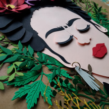 Mi Frida. Paper Craft project by Lucia V.G. - 03.24.2020