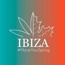 Cartel para la campaña #MoveYourSpring en Ibiza a causa del Covid-19 Ein Projekt aus dem Bereich Grafikdesign von Natalia Araque Laosa - 18.03.2020