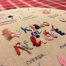 Mi Proyecto del curso: Introducción al bordado en relieve. Arts, Crafts, and Embroider project by Lily Portius Yáñez - 03.27.2020