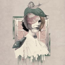 Retratos y postales. Un proyecto de Diseño editorial, Diseño gráfico, Collage y Concept Art de ivan Rodriguez Garcia - 27.03.2020