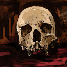 Calavera-Skull. Un proyecto de Ilustración digital de Jose Torres - 31.03.2020