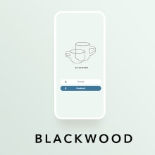 BLACKWOOD APP. UX / UI, e Design interativo projeto de Julie Guarnes - 31.03.2020