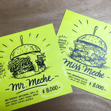 Meche Food Truck. Un proyecto de Caligrafía, Lettering, H y lettering de Luis Rojas Villarroel - 01.04.2019