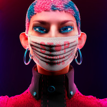 WOMAN'S NO FEAR. Un projet de 3D, Conception de personnages, Mode, St, lisme, Photographie de mode, Modélisation 3D, Conception de personnages 3D , et Conception 3D de Bernat Casasnovas Torres - 01.04.2020