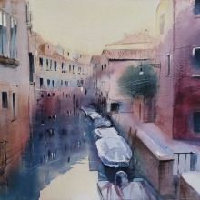 Venice. Un proyecto de Pintura y Brush Painting de Ekaterina Chistiakova - 01.04.2020