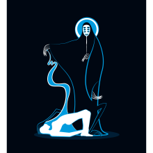 Bruja Nocturna. Un proyecto de Ilustración digital de David Ignacio Ramirez Torres - 10.01.2020