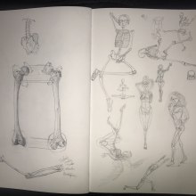 Mi Proyecto del curso: Dibujo anatómico para principiantes. Sketching project by girottysepulveda - 04.02.2020