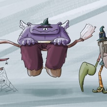 My project in Illustrated Characters Factory course : Bruj@s monstruos@s. Animação 2D projeto de salgadoluca - 04.04.2020