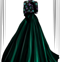 Vestido de Fiesta. Un proyecto de Moda de Marian Rodríguez - 04.04.2020